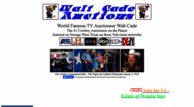 waltcadeauctions.com