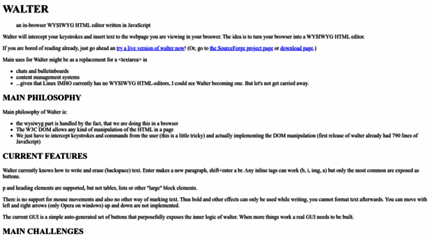 walter.sourceforge.net
