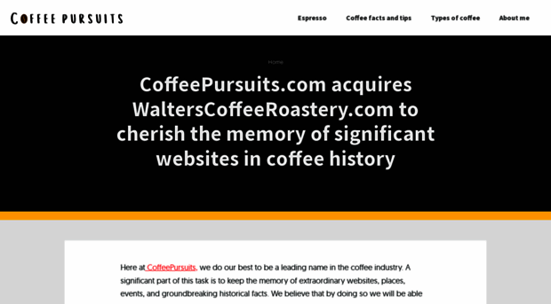 walterscoffeeroastery.com