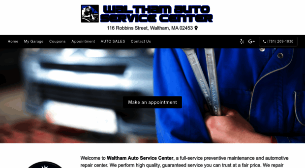 walthamautoservice.com