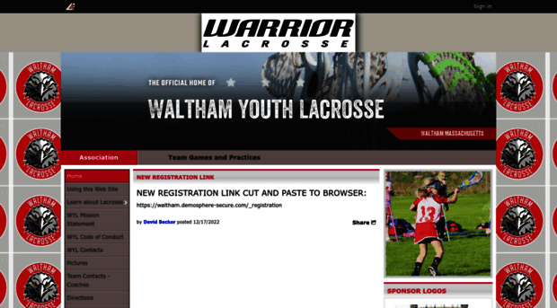 walthamlacrosse.com