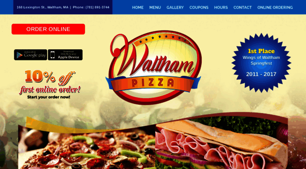 walthampizza.com