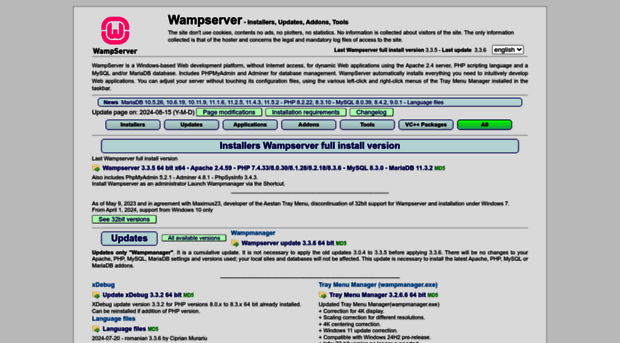 wampserver.aviatechno.net