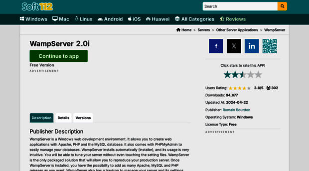 wamp server 2.0 wamp server 2.0