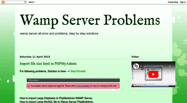 wampserverproblems.blogspot.com