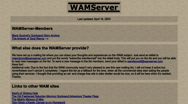 wamserver.com