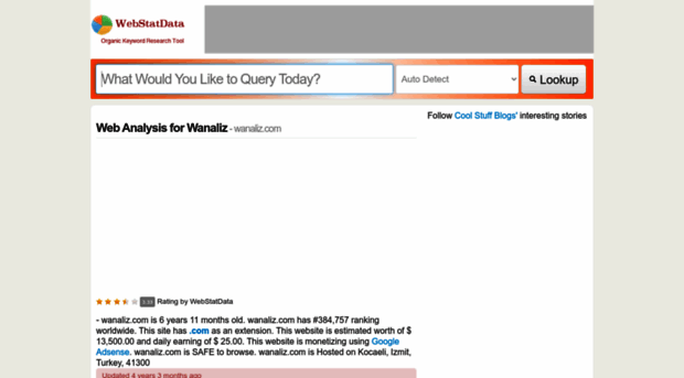 wanaliz.com.webstatdata.com