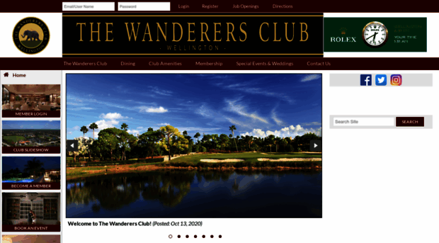 wanderersclubwellington.com