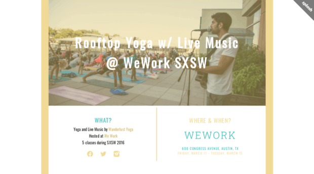 wanderlustyogaatweworksxsw.splashthat.com