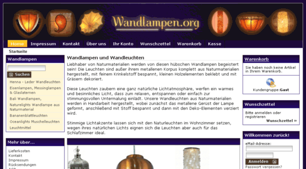 wandlampen.org