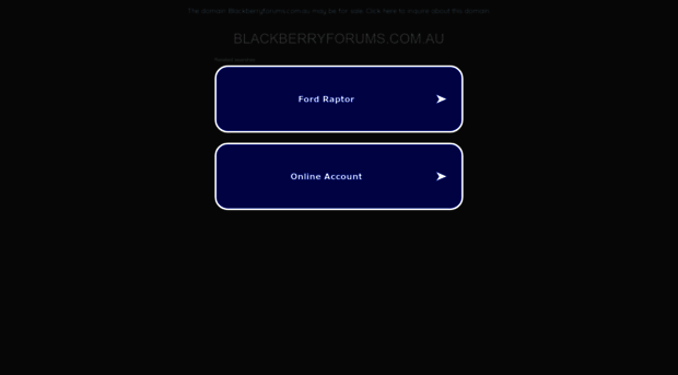 wap.blackberryforums.com.au