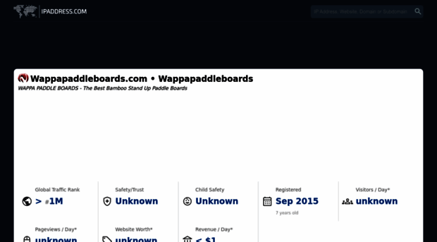 wappapaddleboards.com.ipaddress.com