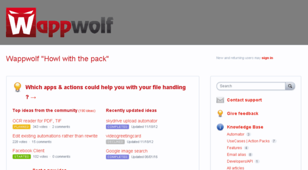 wappwolf.uservoice.com