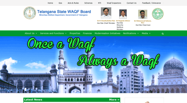 waqf.telangana.gov.in