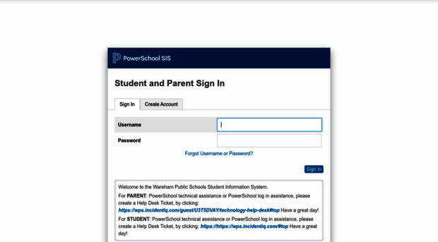 warehamps.powerschool.com