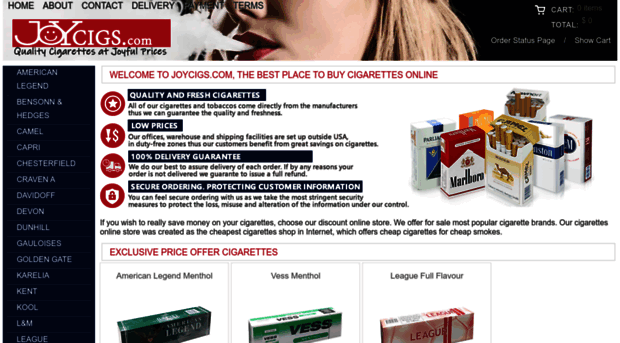 warehousecigarettes.com