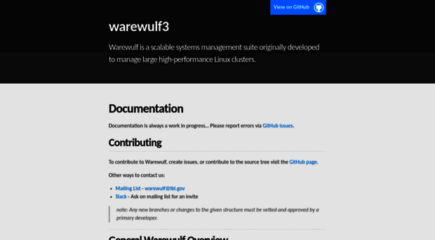 warewulf.lbl.gov