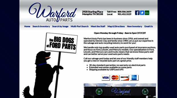 warfordautoparts.com