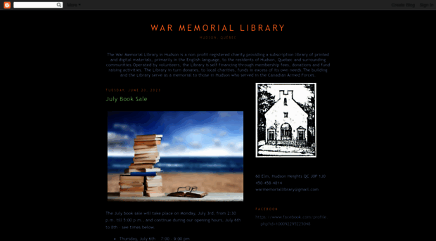 warmemoriallibrary.blogspot.com