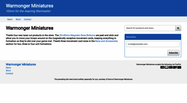 warmonger-miniatures.com