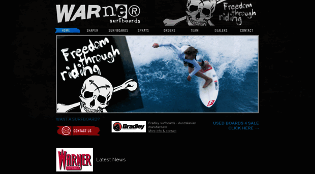 warnersurfboards.com