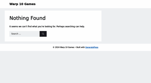 warp10games.com