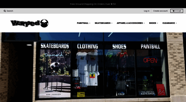 warpedskateshop.com