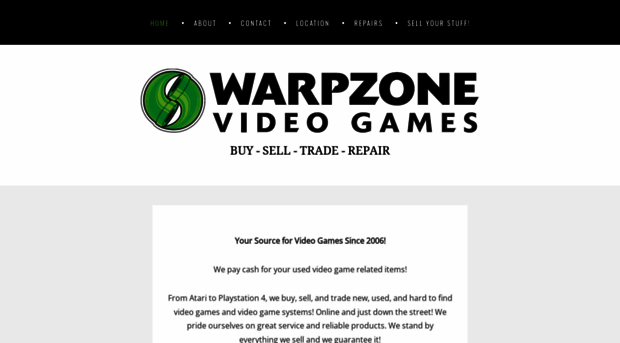 warpzonevideogames.com