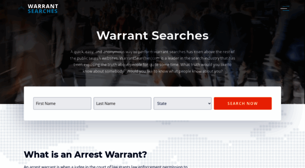 warrantsearches.com