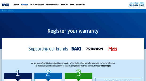 warranty.baxi.co.uk