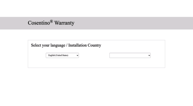 warranty.cosentino.com