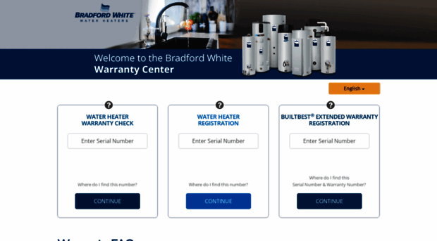 warrantycenter.bradfordwhite.com