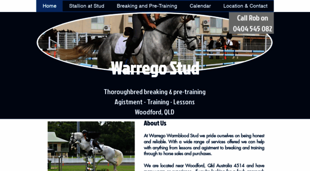 warregowarmbloodstud.com