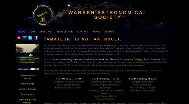 warrenastro.org