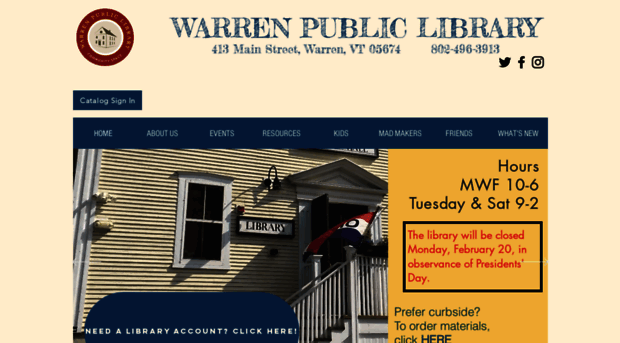 warrenlibrary.com