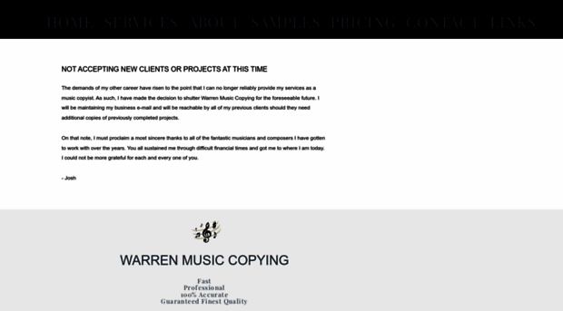 warrenmusiccopying.com