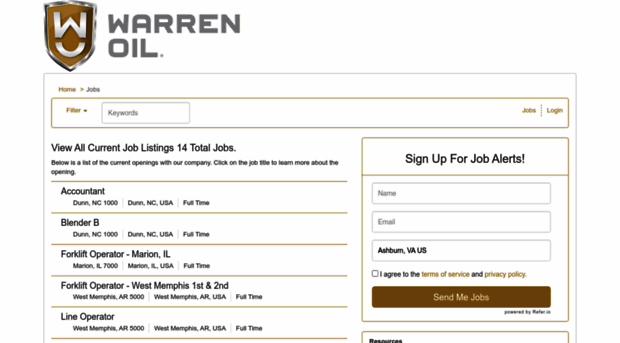 warrenoil.applicantpool.com