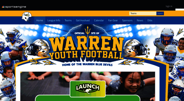 warrenyouthfootball.com