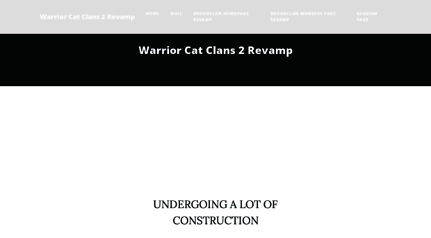 warriorcatclans2revamp.wikifoundry.com