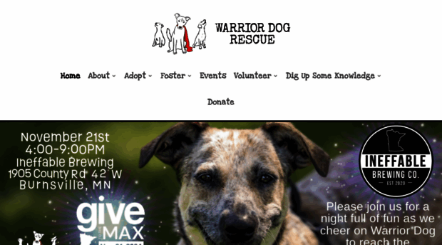 warriordogrescue.com