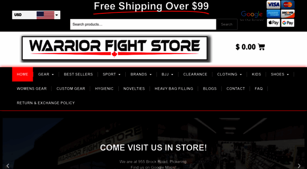 warriorfightstore.ca