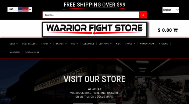 warriorfightstore.com