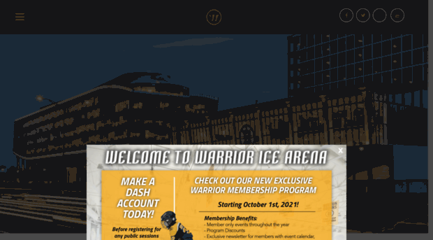 warrioricearena.com