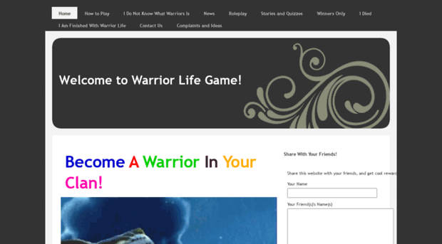 warriorlifegame.yolasite.com