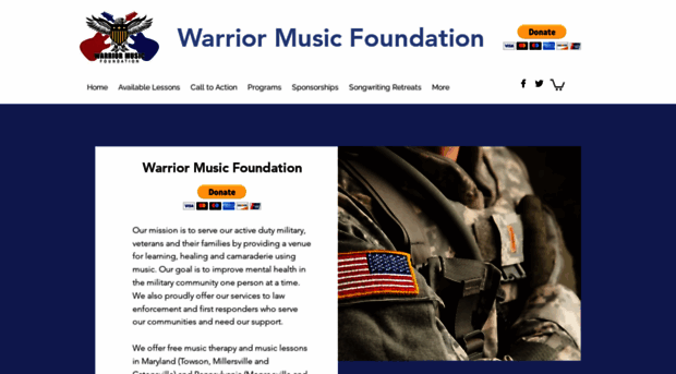 warriormusicfoundation.org