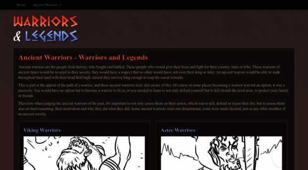 warriorsandlegends.com