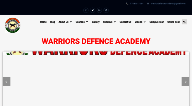 warriorsdefenceacademy.com