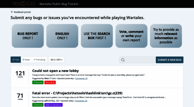 wartales.featureupvote.com