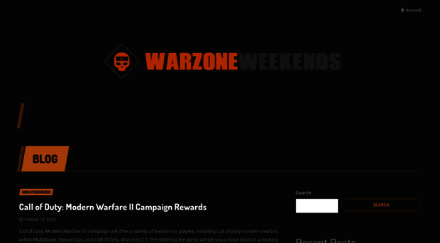 warzoneweekends.com