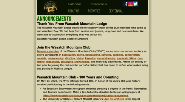 wasatchmountainclub.org